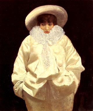 Sarah Bernhardt As Pierrot