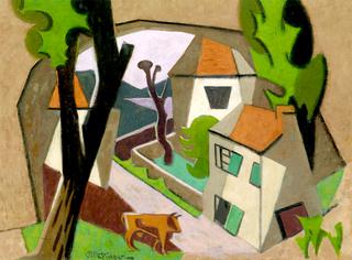 Landscape with Cow