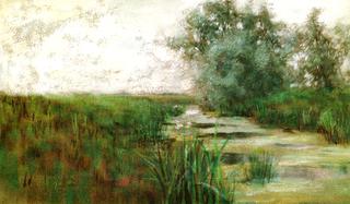 Canal, Egmond, Holland