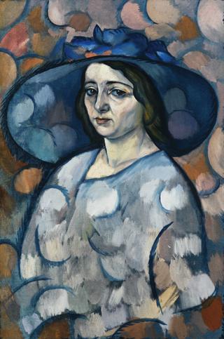 Lady in a Blue Hat