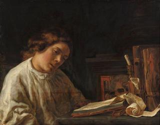 Self-portrait with a Vanitas Still Life