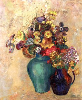 Two Vases of Flowers
