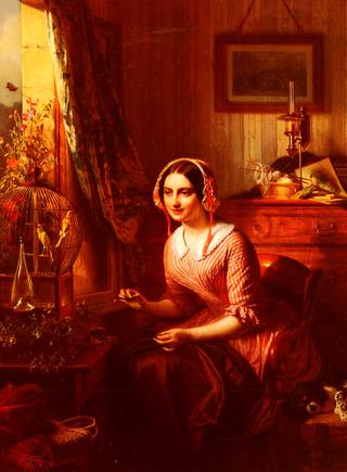 Sewing Girl
