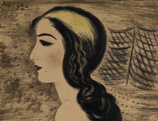 Portrait of a Girl in Profile