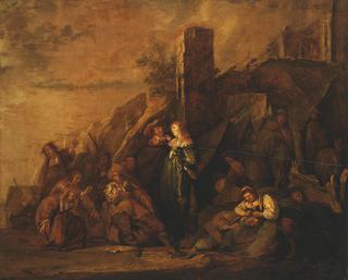 Halt of Travellers Among Ruins
