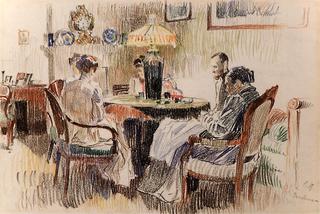 Evening Interior