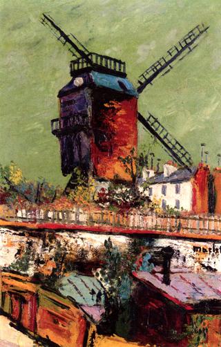 The Moulin de la Galette in the Snow