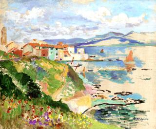 View of La Ponche, Saint-Tropez