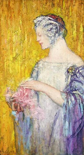 Woman with Perfume