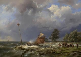 A Breezy Day off the Dutch Coast