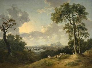 Landscape with a Waterfall