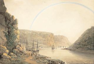 The Avon Gorge from the Stop Gate below Sea Walls