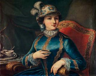 A Girl with a Tea Cup