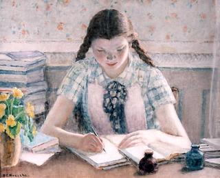 Girl Writing