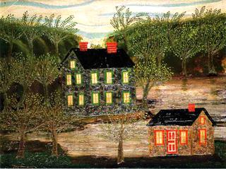 Houses by a Stream, Lambertville