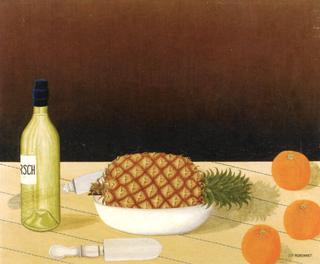Nature morte avec ananas et oranges