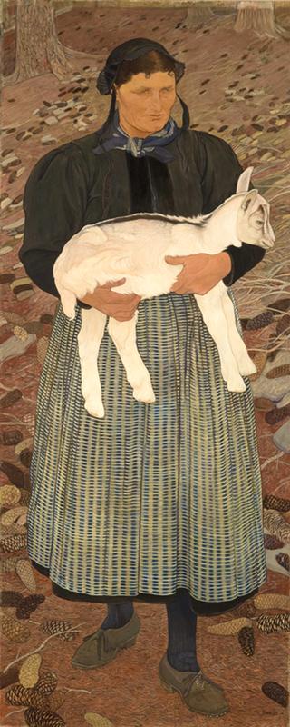 Woman with Goat