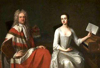 George Booth, 2nd Earl of Warrington, and His Daughter Lady Mary Booth, Later Countess of Stamford