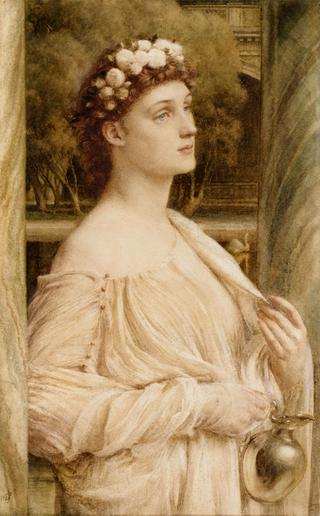 A Vestal Portrait Of Miss Violet Lindsay