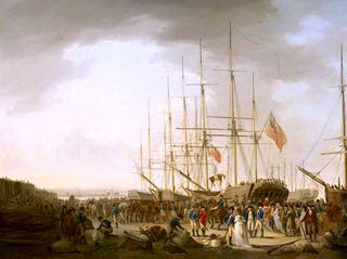 骑兵登上黑墙，1793年4月24日