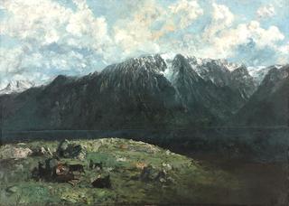 Panoramic View of the Alps, La Dent du Midi