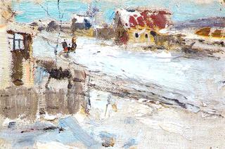 Winter Landscape (study)