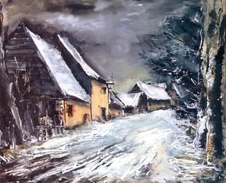 Landscape in the Snow