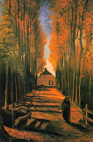 Poplars in Autumn