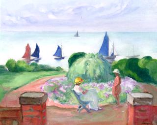 On the Terrace at Prefailles