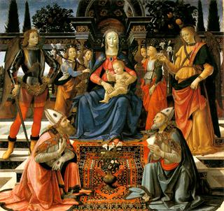 Madonna and Child Enthroned with Saints