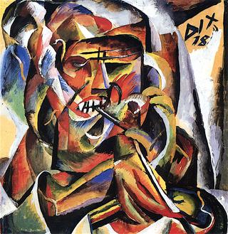 Warrior with Pipe