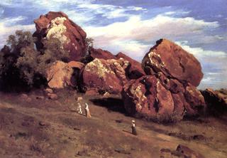 Peñascos del cerro de Atzacoalco