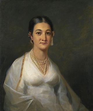 Portrait of a Young Indian Woman