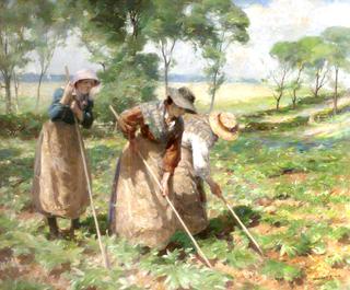 Hoeing in the Fields