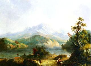 Rocky Mountain Scene, Wind River Mountains