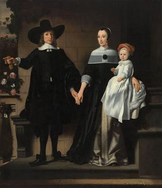 Portrait of a Married Couple with Child