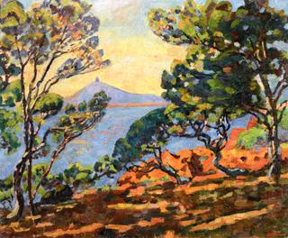 The Bay of Agay and the Signal Station