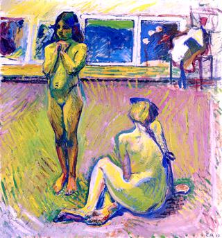 Two Female Nudes, Greti and Lydia