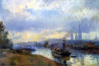 Barges at Rouen