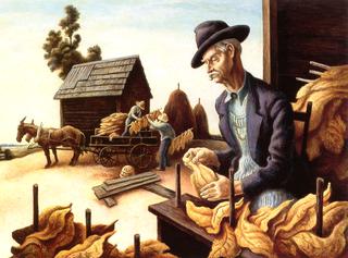 Outside the Curing Barn