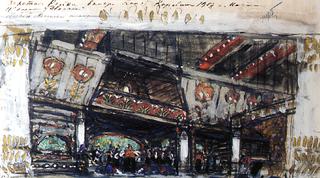 Stage Design for "The Goldfish" ballet