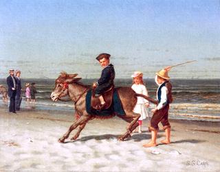 Children and Donkey