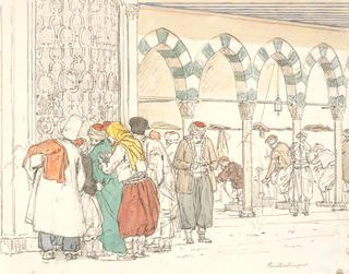 By the Toppana Mosque, Constantinople (Ved Toppana Moskeen)