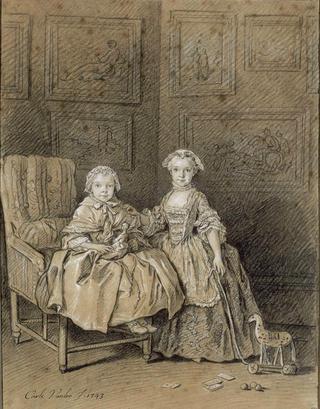 Portrait of Catherine-Félicité and Adélaïde Berthelin de Neuville