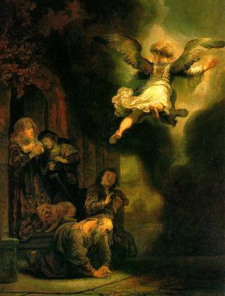 The Angel Raphael Leaving Tobit and his Family