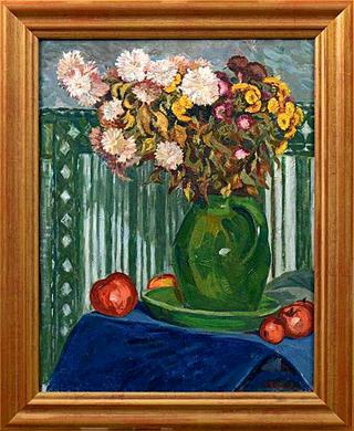 Chrysanthemums and Apples