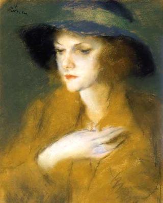 Young Girl with Blue Ring