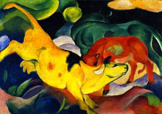 Cows, Red, Green, Yellow