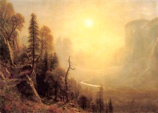 Study for "Yosemite Valley, Glacier Point Trail"