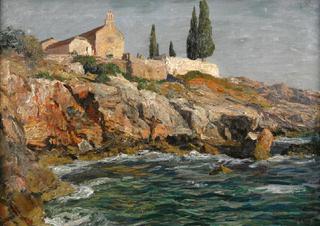 Mediterranean Coastal Scene
